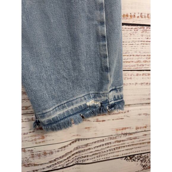 We The Free women's high rise raw hem jeans size 25 - Picture 2 of 9